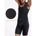 thumbnail image 4 of Men's Solid Color Vest Shaping Bodysuit, 4 of 5