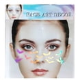 thumbnail image 2 of Xihbxyly Pegatinas Faciales Coloridas, Calcomanías Autoadhesivas de Belleza, Tatuajes con Brillantina Fáciles de Despegar y Pegar, Decoraciones Reutilizables para Ojos, Perfectas para Fiestas, Festiv, 2 of 2