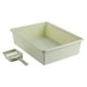 thumbnail image 5 of Bandeja de arena para gatos, cajas de arena para gatos de perfil bajo para gatos de interior, arena para gatos para hámsteres, gatitos de animales , VERDE, 5 of 8