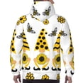thumbnail image 7 of Salouo Sunflower Gnome Pattern Men's Fall Hoodie Sweatshirt,Sport Hoodie with Pockets for Men Pullover Casual Hooded Sweatshirt-4X-Large, 7 of 7