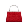 thumbnail image 2 of Lady Couture ASHLEY Rhinestone Handbag, Red, 2 of 6
