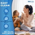 thumbnail image 6 of Skil-Care Weighted Rectangular Lap Pad Green Gel, 5lbs - Vinyl Covered, Heat Sealed, Calming Sensory Aid, Wipe Clean, Stimulates User, 914506, 6 of 6