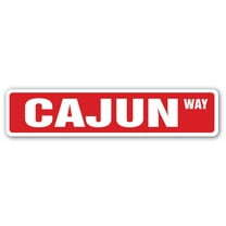 CAJUN Street Sign lousiana bayou food southern french | Indoor/Outdoor |  36" Wide