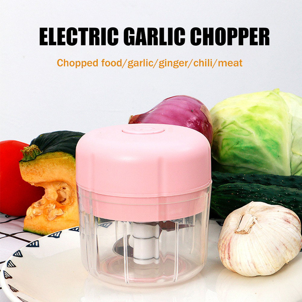 AIHOME Mini Electric Food Chopper USB Rechargeable Food Mincer