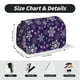 thumbnail image 5 of Disketp Christmas Purple Snowflakes Estuche de Lápices de Doble Capa con Tapa Abatible y Cremallera, Organizador Escolar para Adolescentes y Adultos, 5 of 7