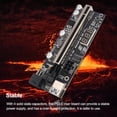 thumbnail image 2 of Injueey Tarjeta Dual USB temperatura pantalla Digital PCI- 1x a 16x extensor adaptador con GPU Video placa base accesorio Cables de computadora, 2 of 6