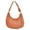 Brown, variant on BadPiggies Women's Small Crescent Shoulder Bag Handbag Trendy Underarm Purse with Adjustable Strap