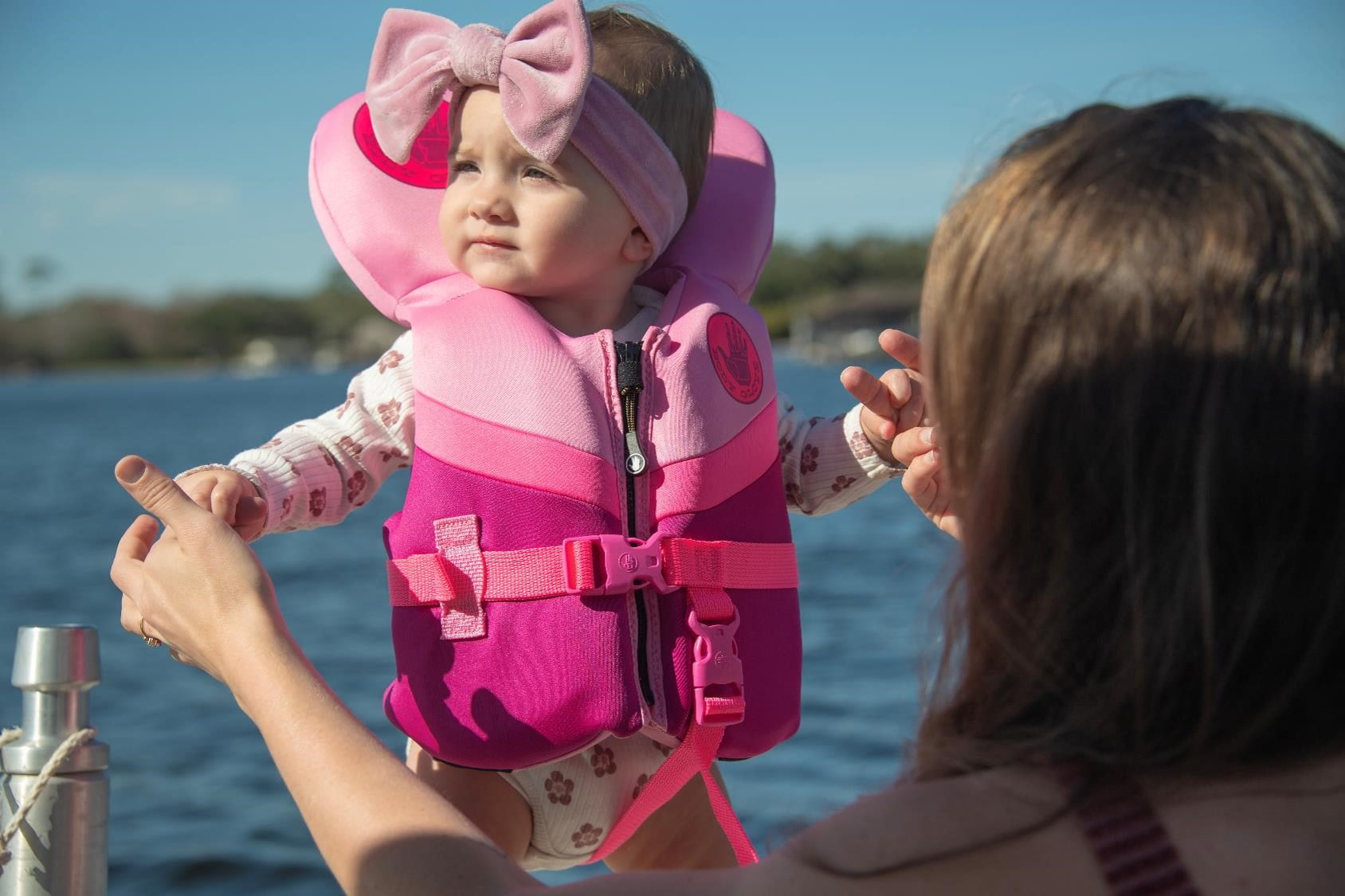 Body Glove Infant's Neoprene PFD Life Jacket and Vest, Girl, 20-30 lbs., Pink
