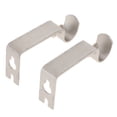 thumbnail image 4 of 2 Pieces Metal Curtain Rod Bracket Window Rod Hook r Home Ornament, 4 of 6