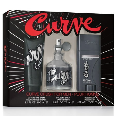 Liz Claiborne Curve Crush Cologne Gift Set for Men, 3 Pieces