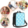 thumbnail image 5 of Disketp Skating Poodle Fun Insulated Lunch Bag Lunch Box - Lunch Bag for Men Adult Women, 5 of 7