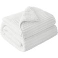 thumbnail image 3 of Sivio Sherpa Fleece Weighted Blanket for Adults, 20lbs Queen Size  Dual Sided Heavy Blanket for Winter, Bed Blankets for Sofa Bed Chair, 60"x80" Milk White, 3 of 11