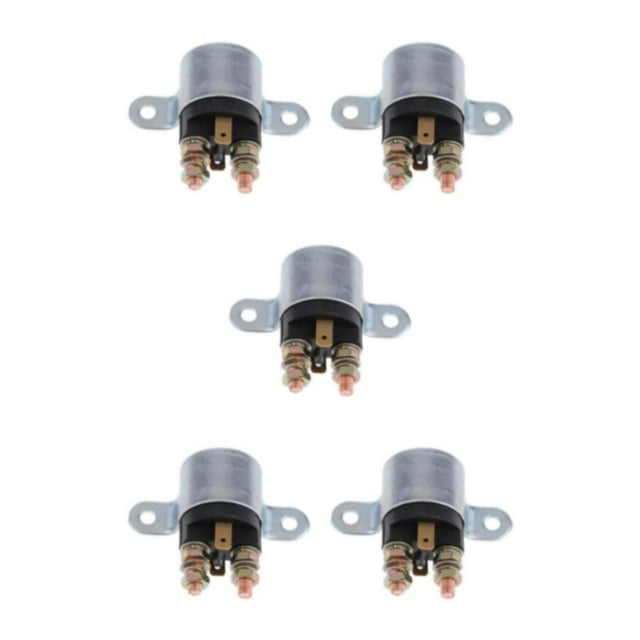 Decodeary Reliable Car Relay With High Cranking Power Easy To Install And Fitment Black 75mm*60mm 5Set