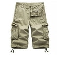 thumbnail image 3 of Viikei Mens Shorts Clearance Plus Size Shorts for Men Shorts Multi Pocket Cargo Pants Loose Casual Pants Straight Leg Pants, 3 of 4
