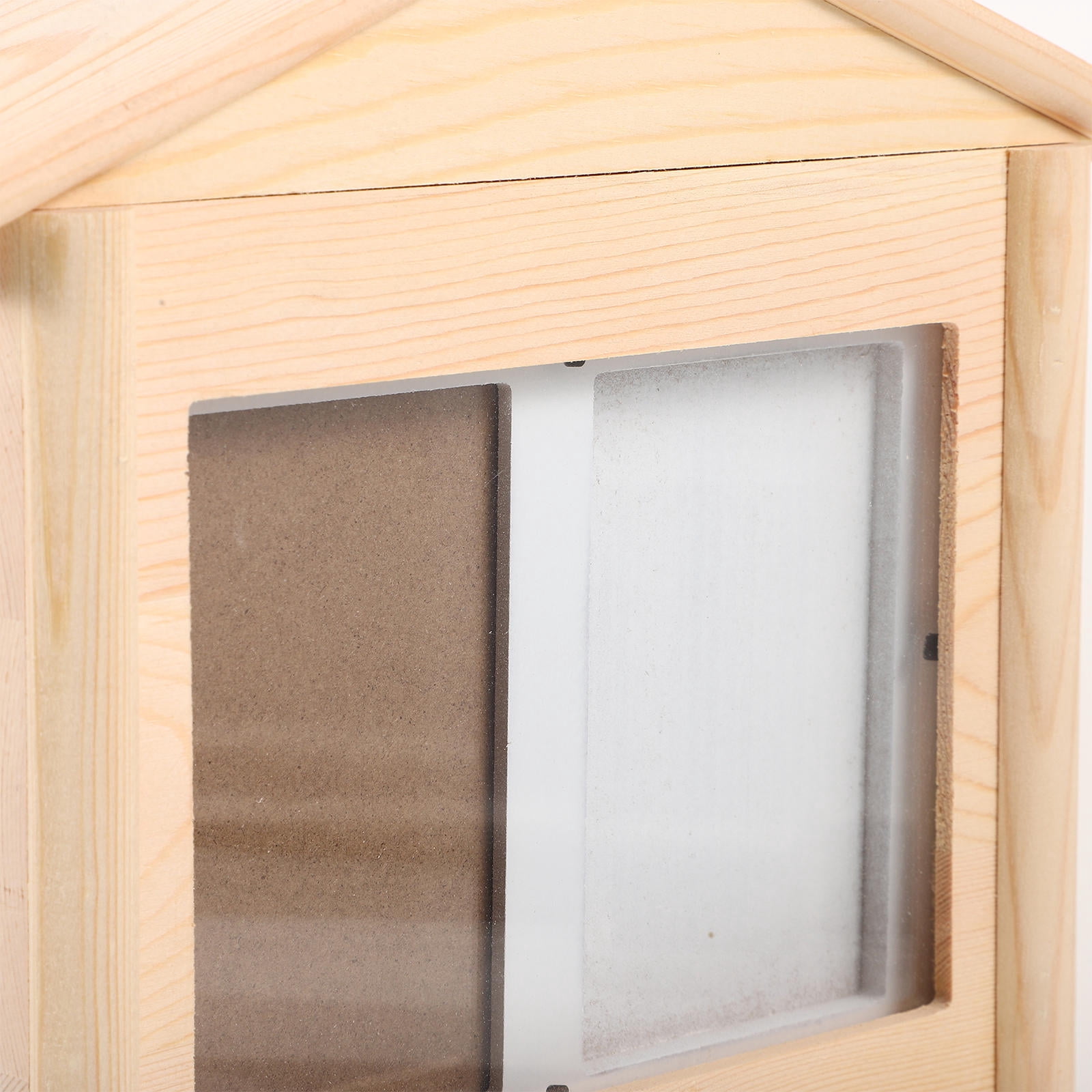 Worgeous Wood Pet Urn Memorial Urn Dog Cat Ashes Box House Design Wooden Urn for Pet Funeral