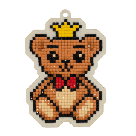 UPC: 4630103945838 | Prince Bear CSw436 Diamond Painting on Plywood Kit