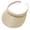 Khaki Beige, variant on Sun Visor Hat for Women with Wide Brim, Adjustable UV Protection Summer Cap for Tennis, Golf, Beach and Outdoor Activities