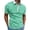 Green, variant on FUZHIQ Men's Quarter Zip Polo Shirts Short Sleeve Gradient Dot Print Casual Golf Polo Breathable Quick Dry Athletic Sports Daily Wear Fashion Tops,XL