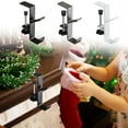 thumbnail image 4 of Votnto Garland and Stocking Mantel Holders, 2 in 1 Garland Stocking Hangers, Non-Slip Adjustable Stocking Hooks, Christmas Stocking Hooks for Fireplace Mantle Christmas Party Decorations, 4 of 6