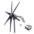 thumbnail image 1 of 400W AC12V/24V Colorful Wind Turbine Generator Small Windmill For Home Or Boat Use With 600W Wind Controller ,Easy to Install, 1 of 6