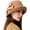 Camel, variant on Women Vintage Felt Bucket Fashion Bowknot Cloche Bowler Hats Winter Fall Fedora Caps Wedding Party