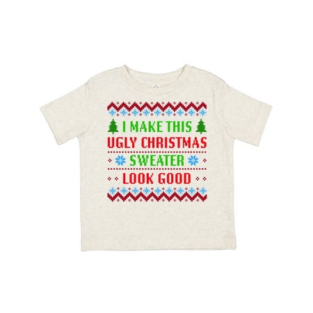 

Inktastic I Make This Ugly Christmas Sweater Look Good Gift Toddler Boy or Toddler Girl T-Shirt