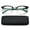 Black/Green, variant on Newbee Fashion Retro Vintage Horn Rimmed Half Frame Reading Glasses for Men
