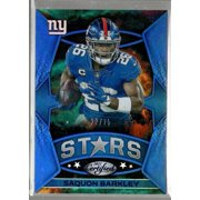 Near Mint/Mint 2021 Certified Stars Mirror Blue #2 Saquon Barkley /75 Football Card