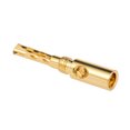 thumbnail image 3 of 24K Gold Plated Copper 4mm Banana Plug Black & Red, 3 of 8