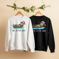 thumbnail image 2 of Matching Christmas Couples Sweaters, Funny His Hers Otter Half Holiday Sweater, Cozy Xmas Crewneck Gift, 2 of 5