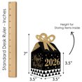 thumbnail image 6 of Big Dot of Happiness New Year's Eve - Gold - Square Favor Gift Boxes - 2026 New Years Eve Party Bow Boxes - Set of 12, 6 of 8