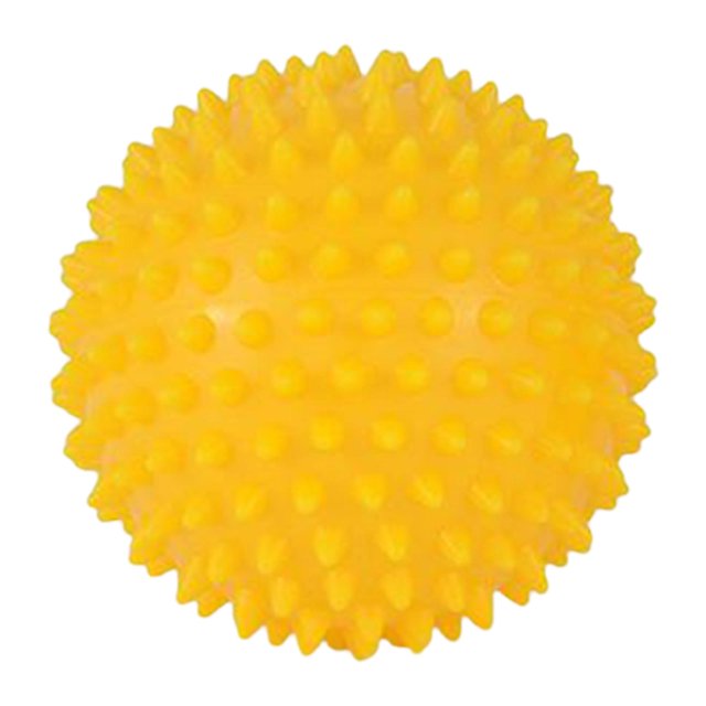 Pelota de con puntas de 7,5 cm, ar los músculos, nudos y tensión apretados, puntos de disparo, mejora la flexibilidad, Bola de - Amarillo Sunnimix bola de masaje puntiaguda