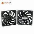 thumbnail image 7 of ID-cooling 80mm PWM 800-3000rpm mini ITX black pc case fan ultra-thin 10mm thickness temperature controlled cooling ventilator, 7 of 7