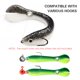 thumbnail image 3 of 5pcs Loach Señuelos Pesca Cebos blandos Señuelos de natación Swimbaits para, 3 of 7