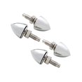 thumbnail image 1 of United Pacific Chrome Bullet License Plate Fastener (4 Pack), 1 of 3