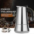 thumbnail image 2 of Stainless Steel Italian Moka Espresso Maker Percolator Stovetop Coffee Maker 2024~, 2 of 4