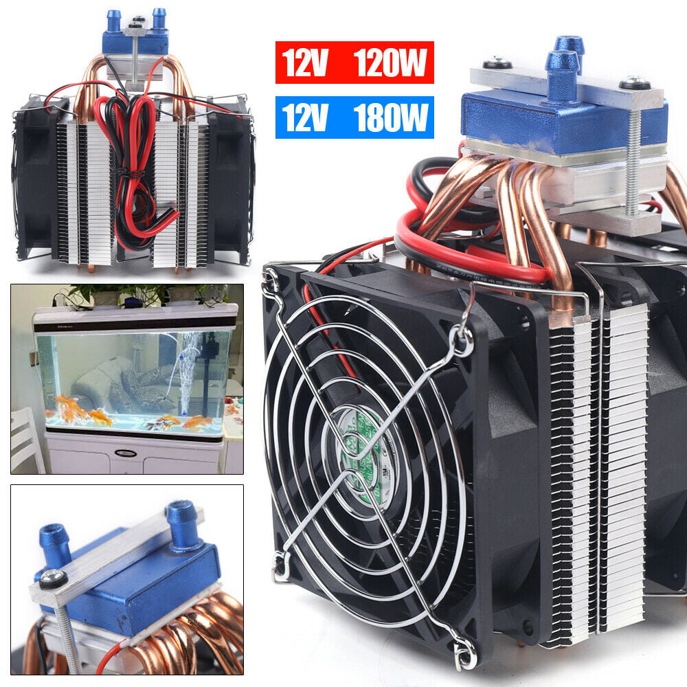 DC12V Thermoelectric Cooler Refrigeration Water Chiller DIY Cooling System TBVECHI Cooler 120W 