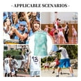 thumbnail image 6 of Xecao Blue Marble print basketball shirt for both men and women, a unisex basketball jersey perfect for theme parties-4X-Large, 6 of 6