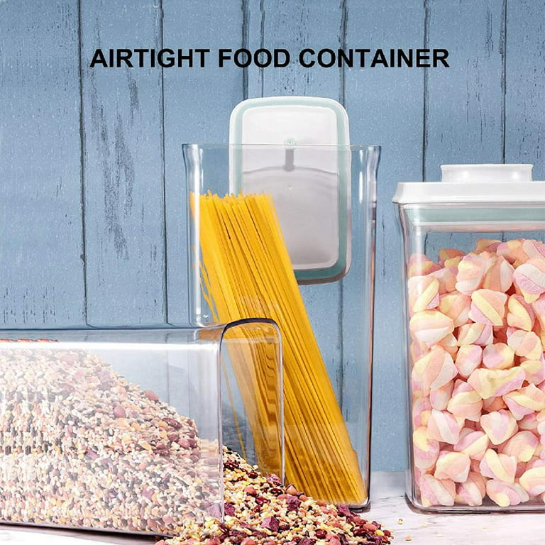 PantryStar Large Food Storage Containers with Lids Airtight 5.2L /176Oz, for Flour, Sugar, Baking Supply and Dry Food Storage, 3pcs BPA Free Plastic