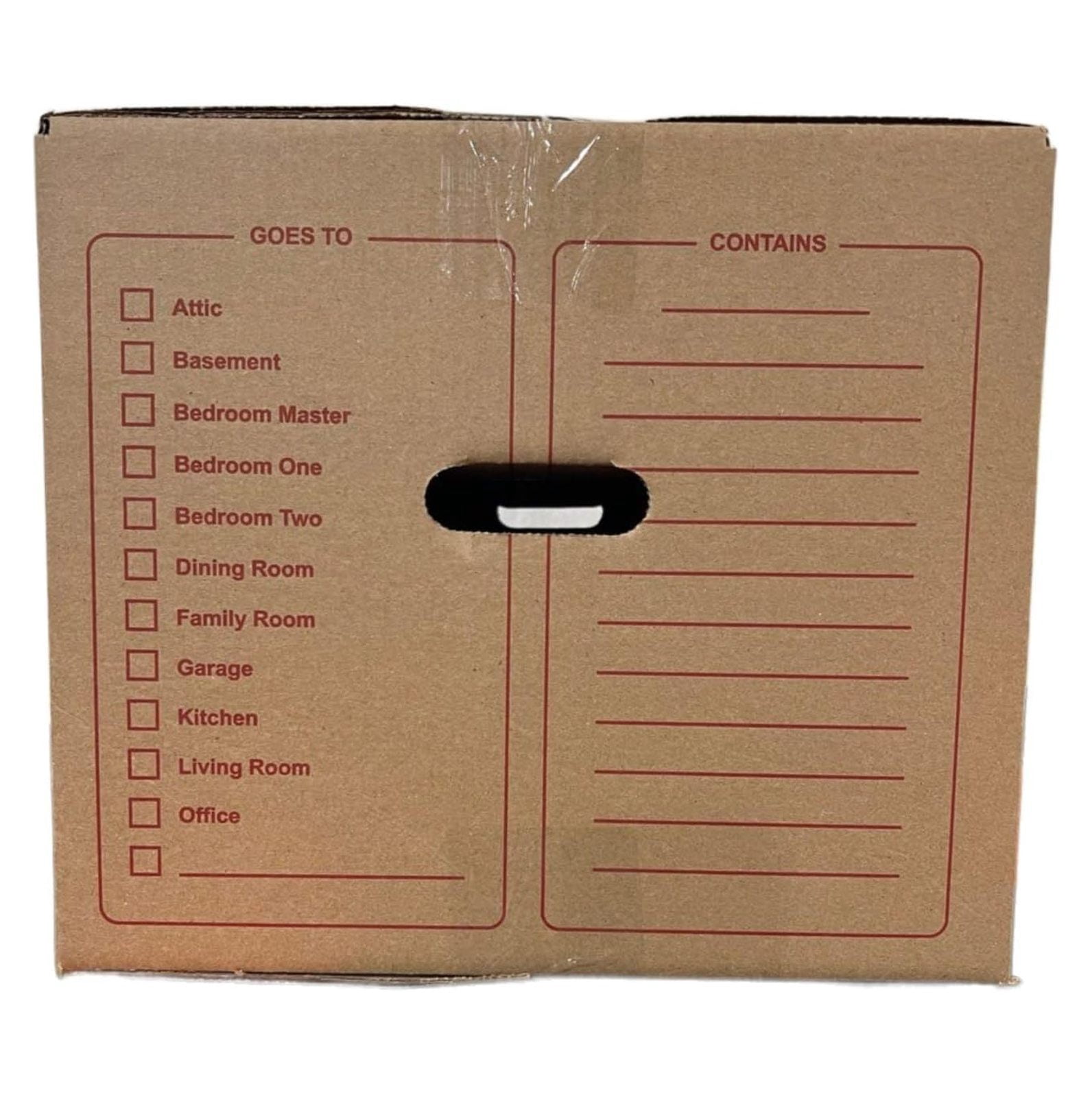 25 - Pack Medium Cardboard Moving Boxes 18x14x12 32 ECT With Handles