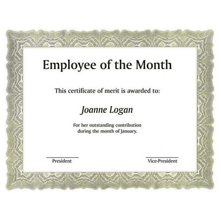 St. James® Award Certificates, Bond Paper, Green, 100/Pack