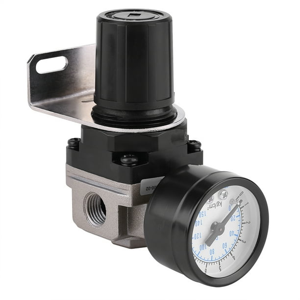 Regulador De Presión De Aire Neumático, Válvula De Compresor De Aire, Válvula Reguladora De Compresor De Aire De Conexión G1/4 Ajustable De 0,05 ~ 0,85 Mpa 4,1 Cm/1,61