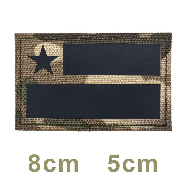 Insignia bordada de las Fuerzas Especiales Ranger Airborne, Parche de ropa táctica, Bandera de dedo de calavera cruzada de Caballeros Templarios de Chile