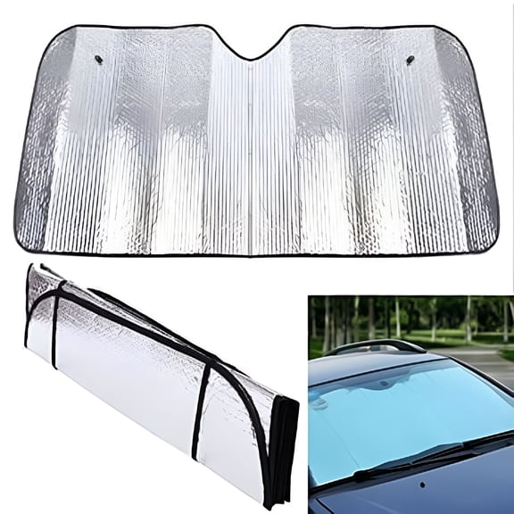 RIONIMA 2026 New Car Windshield Sunshade Foldable Reflective Sun Visor for Car Interior,Sun Protection,Heat Reduction,Vehicle Cooling,Driving Comfort,Summer Driving