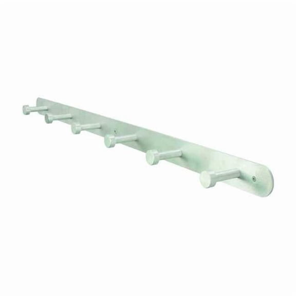 Manufacturer Varies Garment Hook Rack,36 in W,Aluminum 45NG73