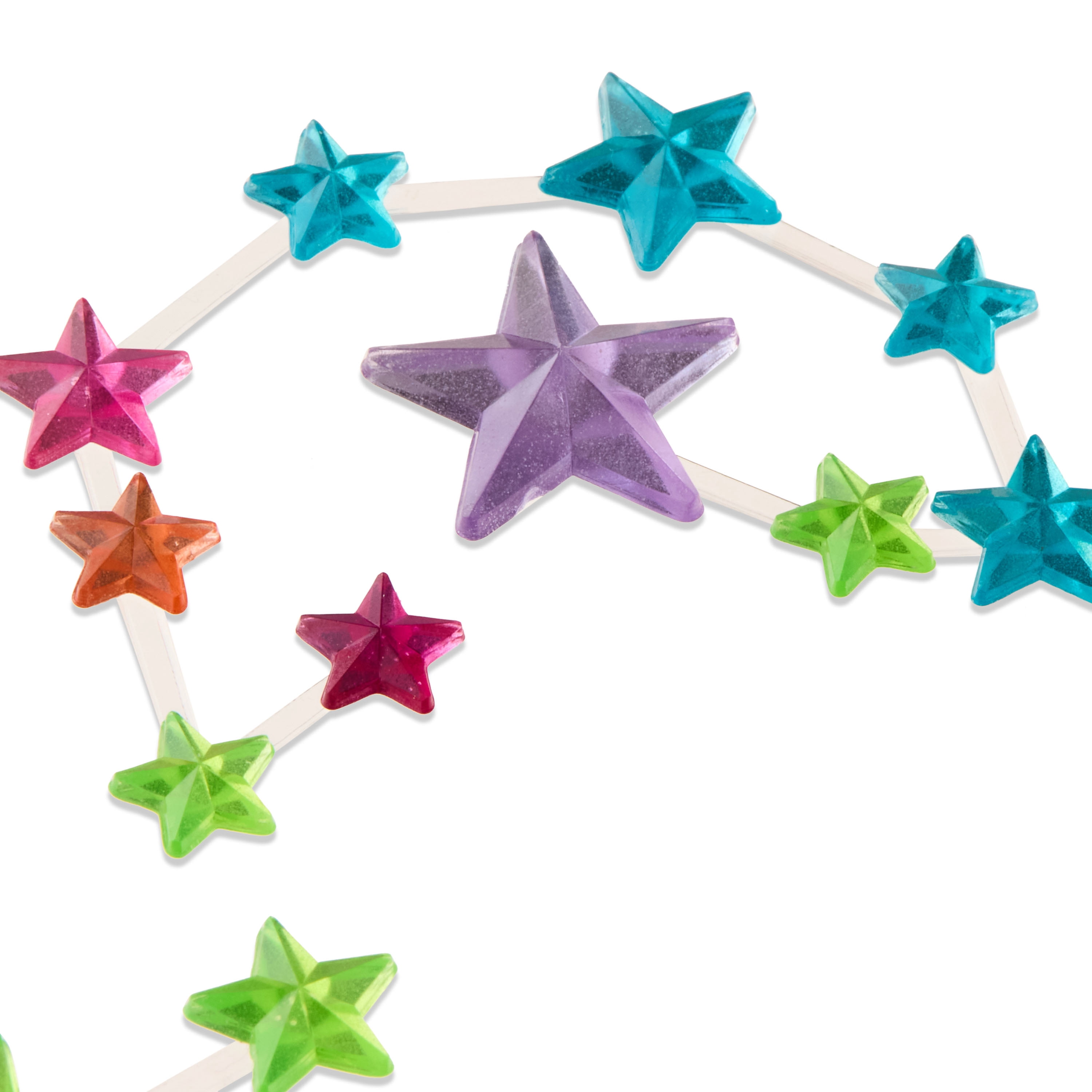 Glow in the Dark Festival Face Jewel, Adult Halloween Accessory, by Fun World