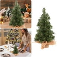 thumbnail image 2 of ZENMELE Christmas Tree Green Tree 30cm Mini Christmas Tree Linen Bottom Tree Christmas Festival Shopping Window Tabletop Decoration, 2 of 8