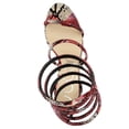 thumbnail image 3 of Sugar Womens Belleza Snake Print Block Heel Strappy Sandals, 3 of 4
