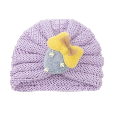 

〖TOTO〗Baby Hats Caps Infant Toddler Winter Knit Hat For Baby Girls Boys Warm Cap Hat Lovely Kids 0-24 Months Headwear