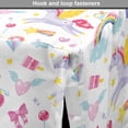 thumbnail image 4 of Rainbow Dog Crate Cover, Repetitive Unicorn Pegasus with Funny Cartoon Items, Easy to Use Pet Kennel Cover Small Dogs Puppies Kittens, 7 Sizes, Multicolor, by Ambesonne, 4 of 6